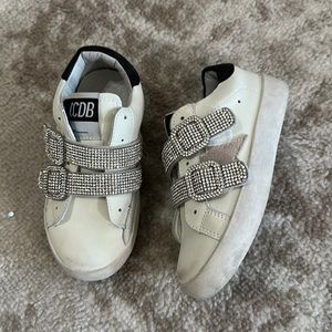 Toddler White Star Sneakers